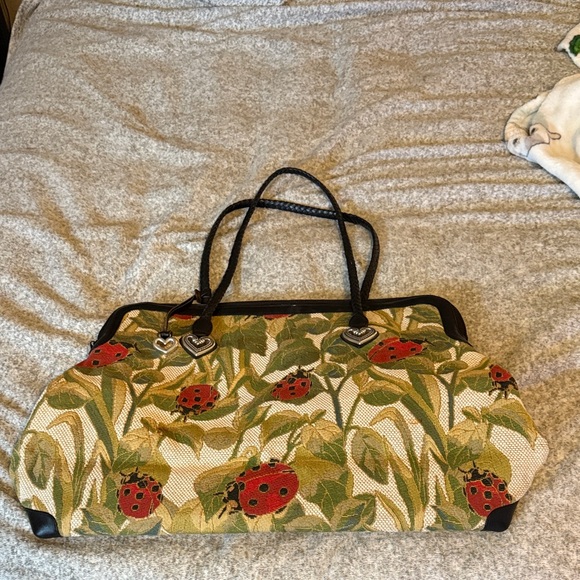 Brighton Handbags - Brighton Ladybug and Leaf Tote Bag